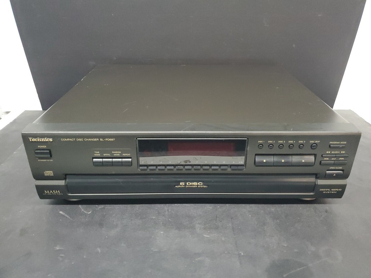 TECHNICS SL-PD687 5-Disc CD Compact Player Changer Carousel | eBay