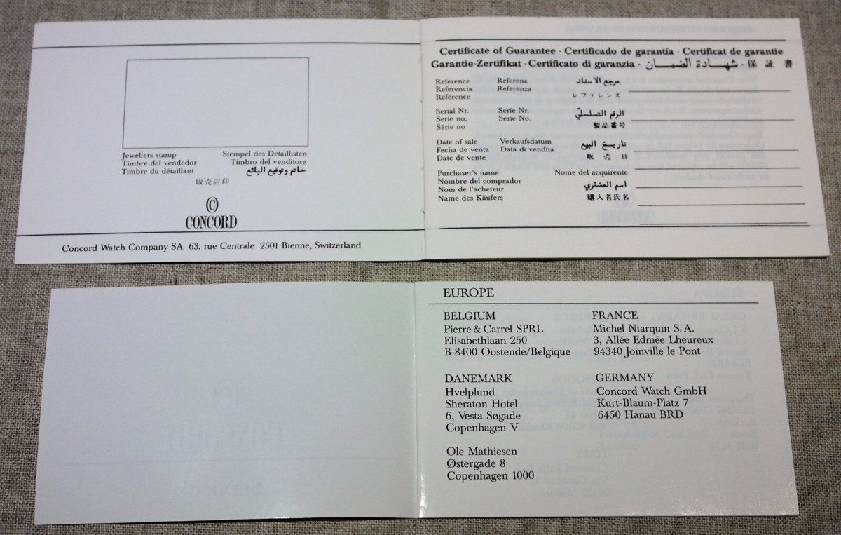 Carnet De Garantie Mondia Vintage 1978 - Documents Vierges, En Bon état, Pour Collection