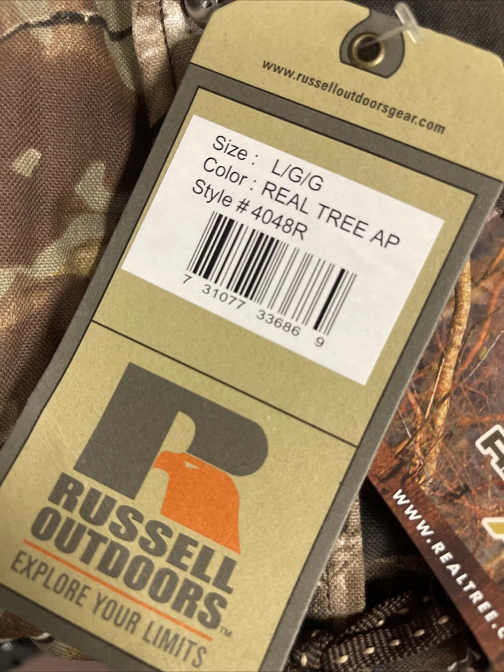 Russell OUTDOORS Realtree AP Camo Women’s LARGE Button HUNTING Shirt - Image 4 of 4