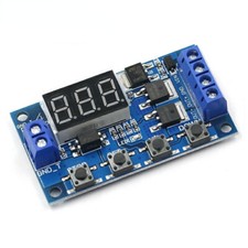DC12V 24V Dual MOS LED Digital Time Delay Relay Trigger Cycle Timer Delay Switch