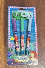 The Little Mermaid Special Edition Rope Pens   3 Pack   Ariel Ballpoint Pens NIP
