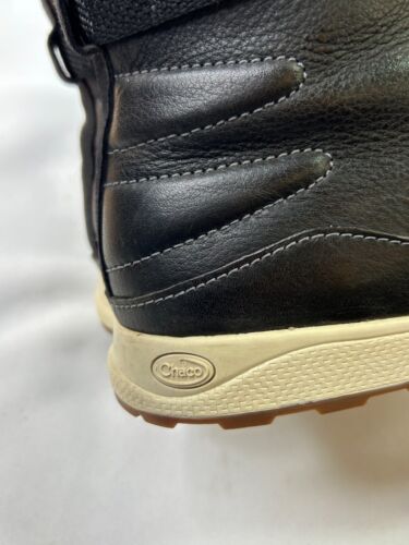 Chaco Sierra Waterproof Hiking Boots Womens 6.5 Leather Lace Up Black JCH107546 - Picture 4 of 8
