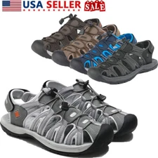 Men Athletic Sandals Adventure Hiking Climbing Summer Beach Sandals Size 6.5-15