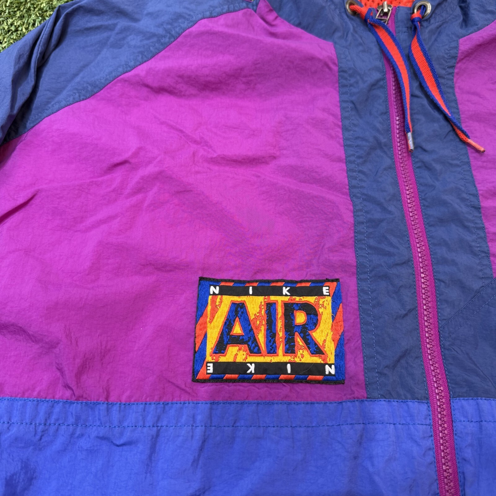 SACAI X NIKE Giacca a vento Nike Air Color block vintage anni 90 XL