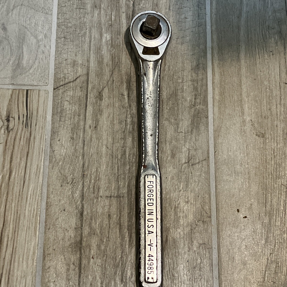 Vintage Craftsman 1/2” Drive Ratchet-V- 44985 Quick Release Fine
