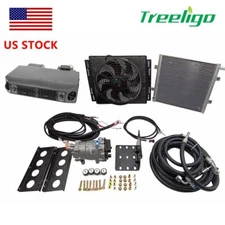 DC 12V Electric Cool&Heat Air Conditioner Universal Underdash Auto Car A/C Kit