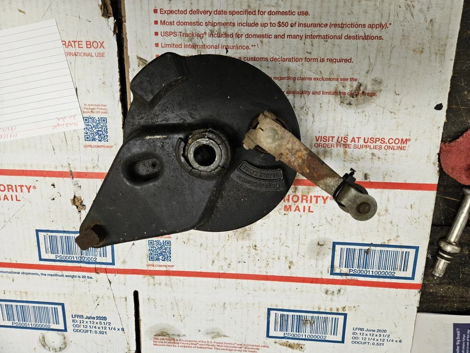 Kawasaki KL600 KLR Enduro K663 1985. placa freno trasero buje tambor Foto 3 de 4