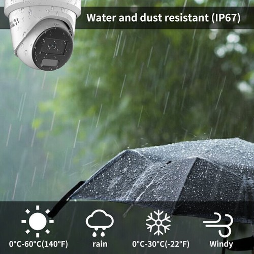 Hikvision 8MP DS-2CD2387G2H-LISU/SL Full Color IP Turret Network Camera 2.8mm - Picture 4 of 20