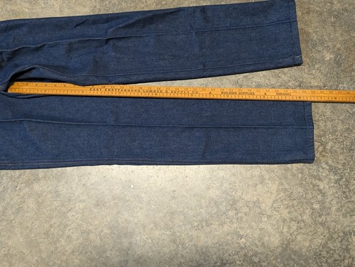 NOS Sedgefield Do Nothing 14 Oz 1970's Made in U.S.A. Denim Jeans NWT 26 X 33 - Picture 8 of 9