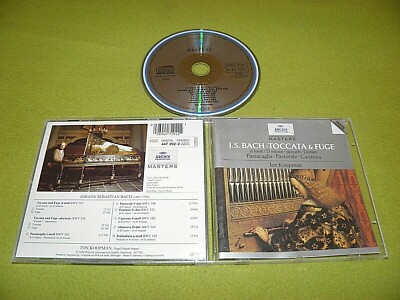 Bach - Toccata & Fuge / Organ - Ton Koopman / IMPORT Archiv CD Remastered 