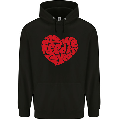 All You Need Is Love Heart Peace Childrens Kids Hoodie