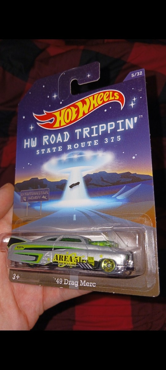 Hot Wheels HW Road Trippin State Route 375 49 Drag Merc Area