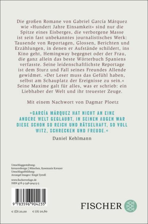 Thumbnail - Gabriel García Márquez / Der Schönste Beruf Der Welt / 9783596904235