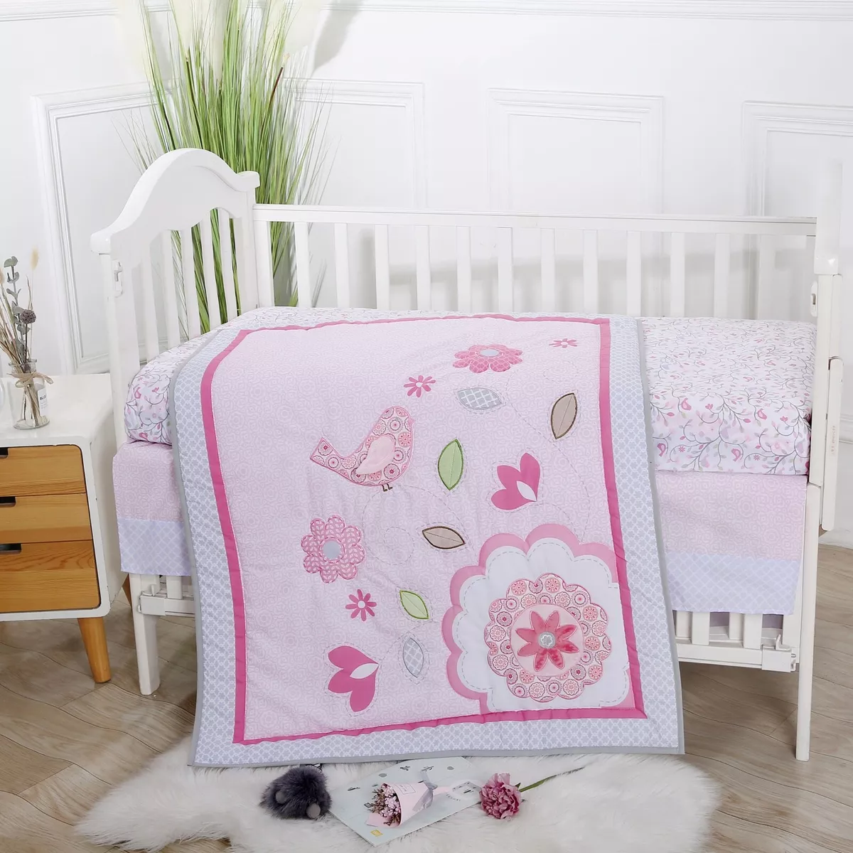 Baby crib 3 piece sets cheap