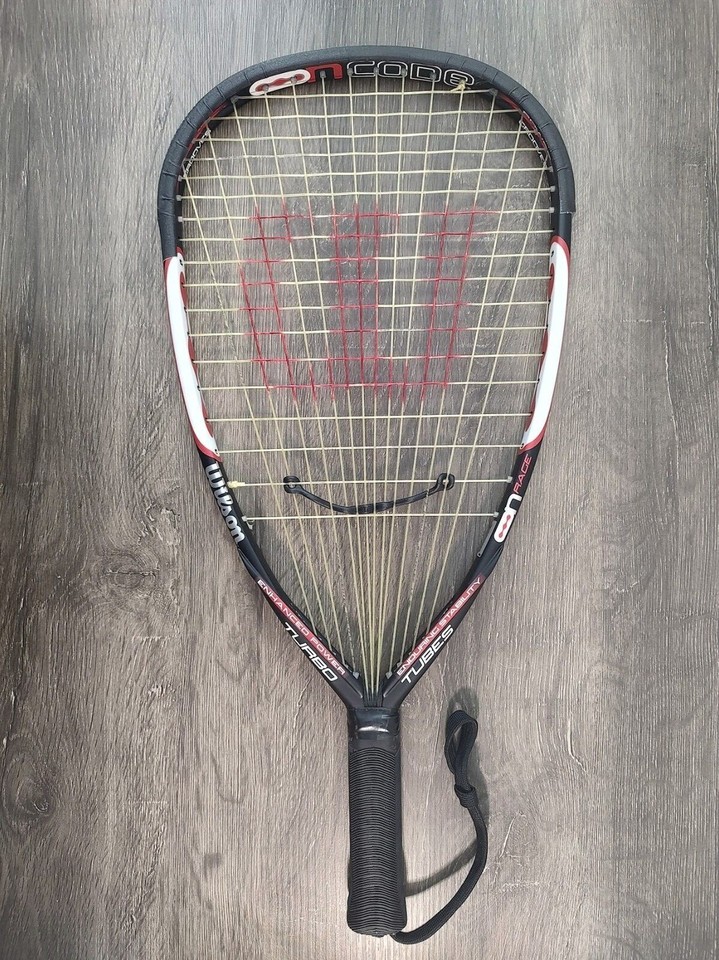 Wilson NCode NRace Turbo Tubes Racquetball Racquet Great Condition with