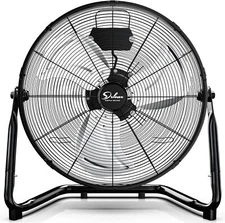 20 Inch 3-Speed High Velocity Metal Industrial Floor Fans for Home Commercial