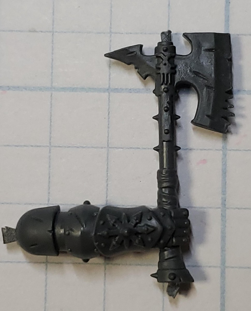 AOS Blades of Khorne Bits Mighty Skullcrushers Engraved Axe #36 | eBay