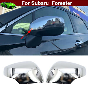 Chrome Side Mirror Cover trim for 2013-2018 Subaru Forester
