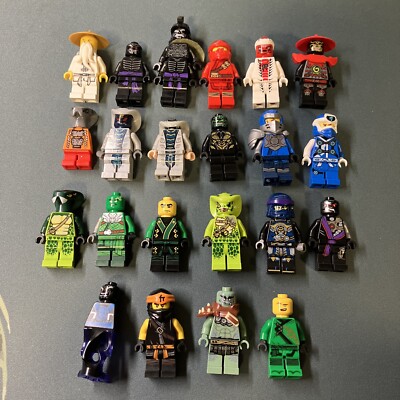 22x LEGO Ninjago Hands Of Time Minifigure LOT ALL NINJA Snake