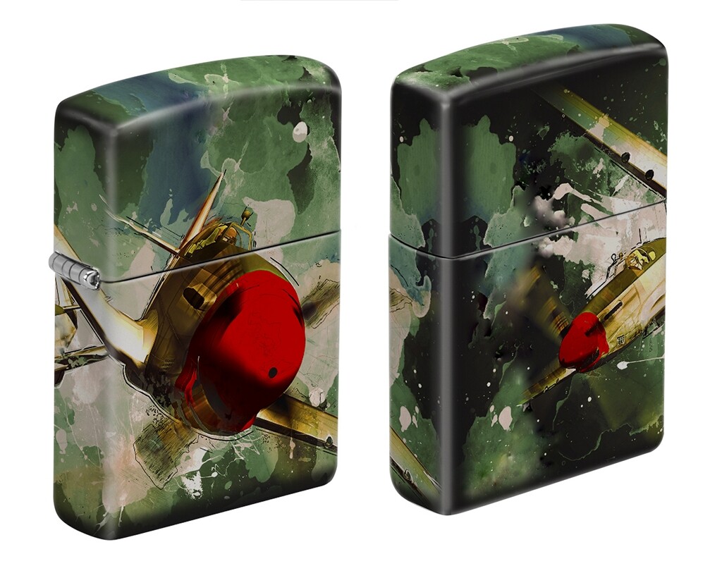 Zippo 03039 WWII Dogfight P-51 Mustang Vintage Military