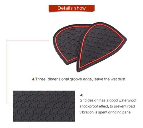Anti-Slip Gate Slot Cup Mat for Toyota Yaris GR 2020 2021 KSP210 MXPA1 MXPH1 - Picture 7 of 16