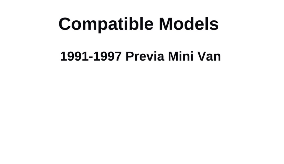 Fits 1991-1997 Toyota Previa Driver Left Side Front Door Window Glass Foto 2 de 4