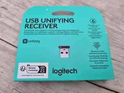 Logitech USB Unifying Receiver Wireless Maus-/Tastaturempfänger (910-005931)