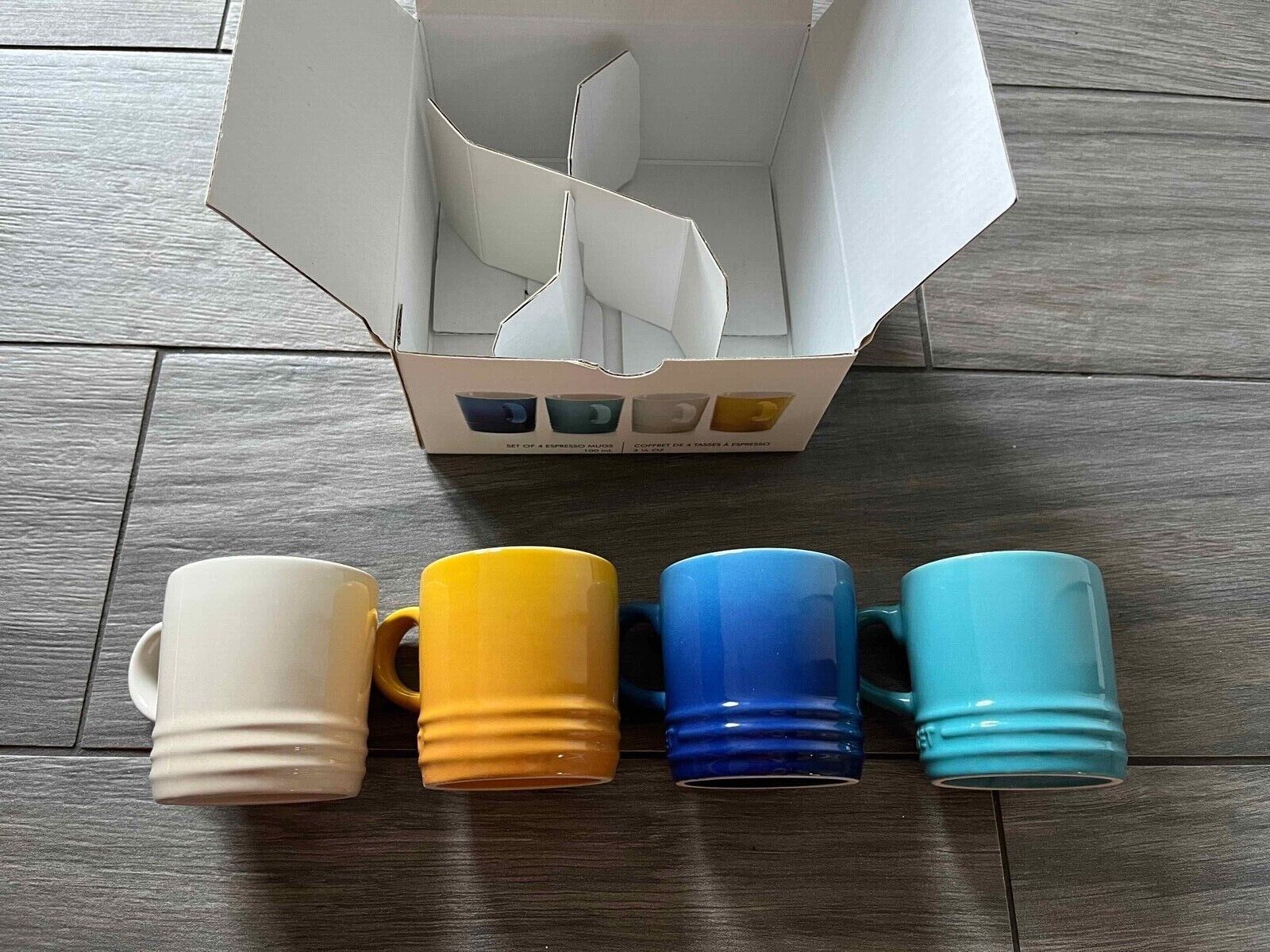 Le Creuset Espresso cups Rainbow 100 ml - 6 Pieces