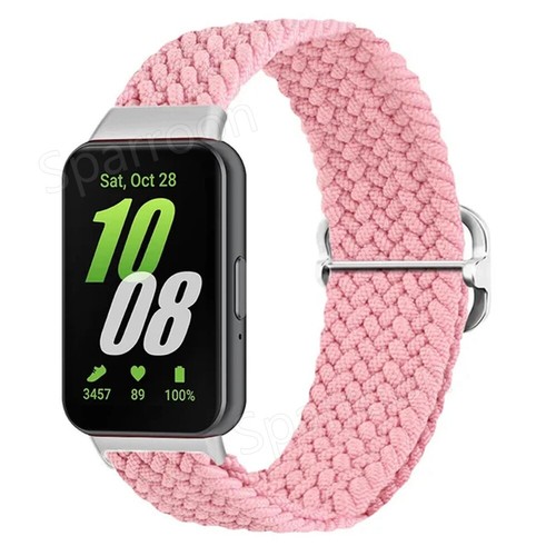 Braided Strap For Samsung Galaxy Fit 3 SM-R390 Adjustable Nylon Loop Watch Band - Picture 14 of 28