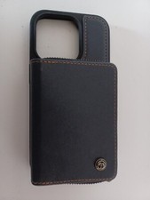 CaseMe For IPhone Black Leather Case Cover an...