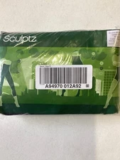 Sculptz Animal Pattern Opaque Tights Shaper Top - Size D (XL) Black-113773