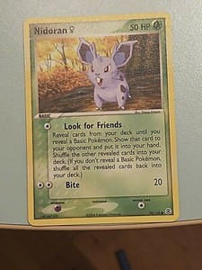 nidoran - 70 112 EX firered leafgreen - common - original - mint