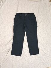 511 Tactical Pants 32-40x31 Navy Blue Cargo Elastic Waist TAC-143 EUC   