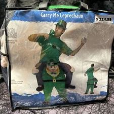 Fun World Carry Me Leprechaun Costume Halloween Fancy Dress OSFM