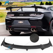 Fits 16-24 Chevy Camaro ZL1 1LE Style Trunk Spoiler Wing - Real Carbon Fiber CF