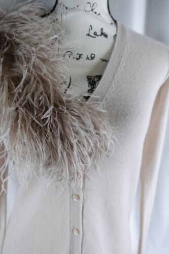 Neiman Marcus Women's Cardigan Sweater Size XS Cashmere NWT $450 Button Up Ivory - Picture 2 of 24