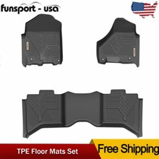 Car Floor Mats Liner For 2013-2018 Dodge Ram 1500 2500 3500 Crew Cab All Weather Car Floor Mats Liner For 2013-2018 Dodge Ram 1500 2500 3500 Crew Cab All Weather