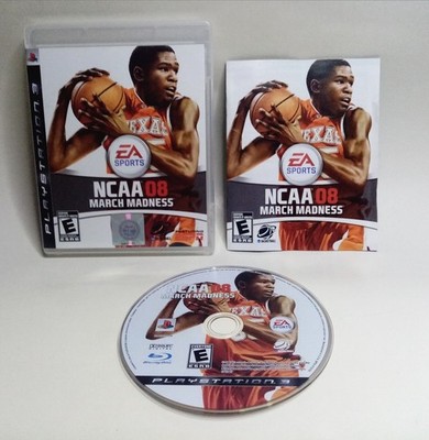 NCAA March Madness 08 PS3 (Sony PlayStation 3, 2007) Tested & Works
