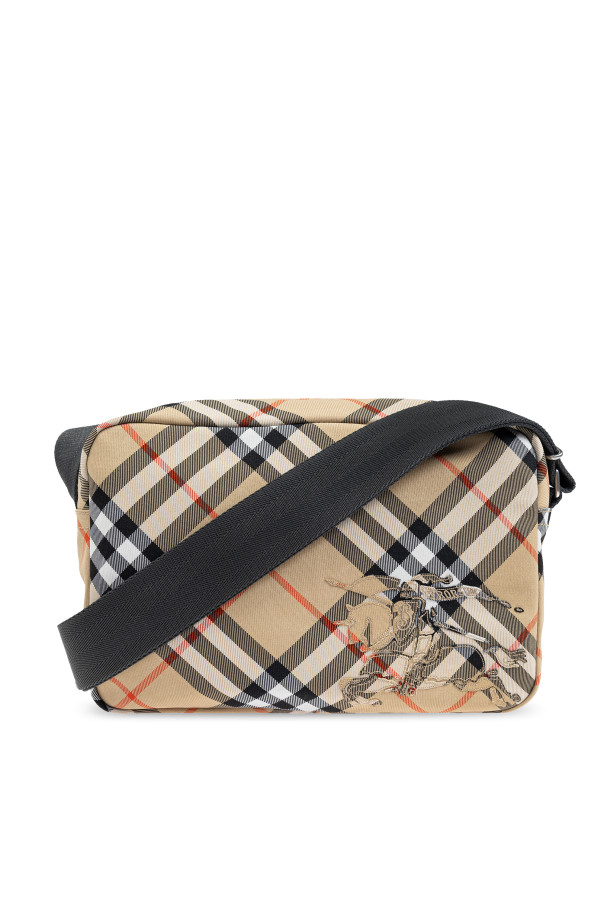Burberry - Men - Check Pattern Shoulder Bag - Beige 218890₽