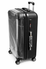 24" Hard Shell Suitcase Lightweight TSA Lock 4 Wheels Travel Luggage Black