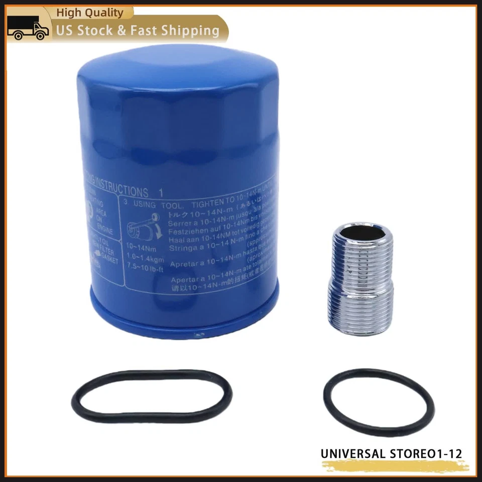 For Acura CL ILX Integra 15400PLMA02 Oil Filter+Holder+Base Ring Seal Gaskets - Image 3 of 4