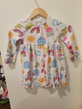 EUC M S Peppa Pig Long Sleeve Dress Size 4-5Y