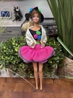 Vintage 1989 Mattel DANCE CLUB BARBIE Doll w partial Original Outfit