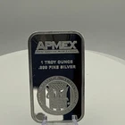 APMEX 1oz .999 Fine Silver Bar – 1 Troy Ounce (In Capsule) silver bullion #L