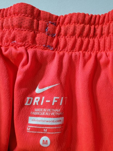 Nike Damen Dri-Fit Laufshorts blau lila kurz gefüttert Gr. M Kordelzug - Bild 2 von 5