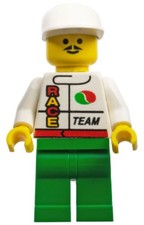 LEGO&reg; City Minifigur: oct015 (aus 6568) - Octan - Race Team