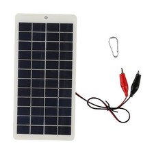 Lightweight 10W Polycrystalline Solar Panel with Clip for Easy For Charging