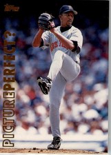 1999 Topps - Picture Perfect? Pedro Martinez #P3 HOF Boston Red Sox