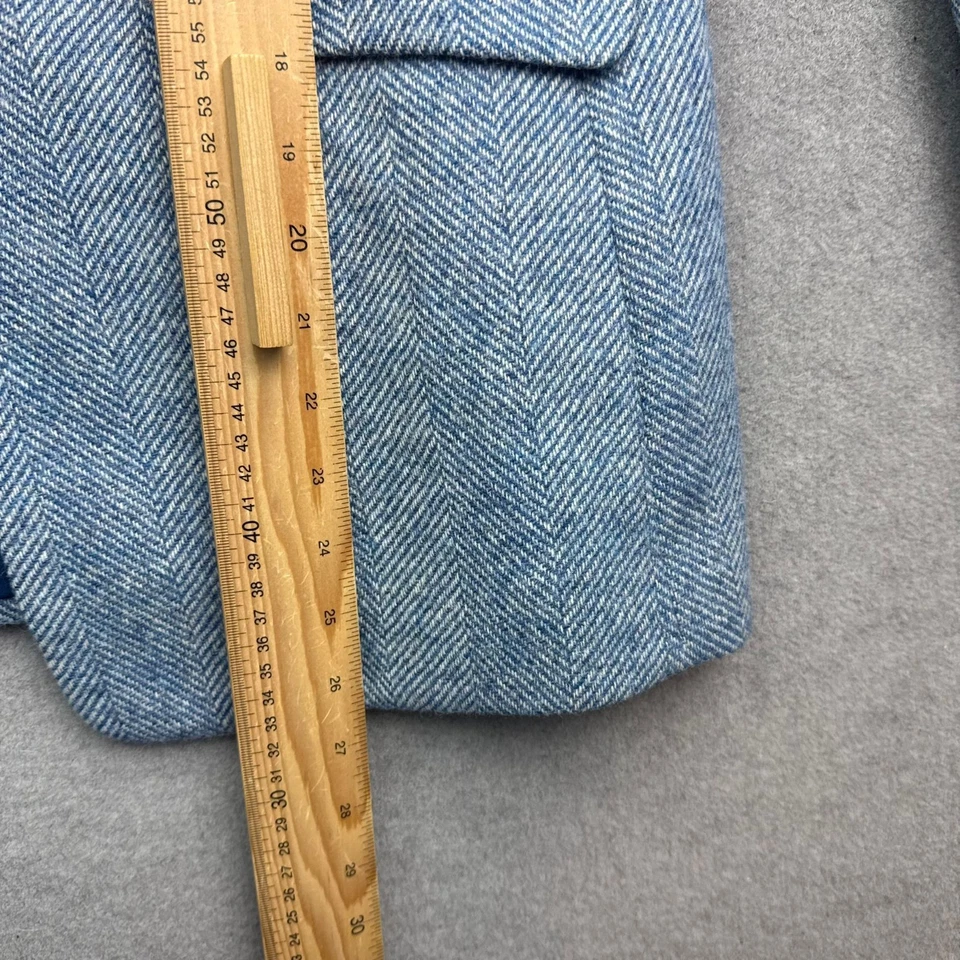 BODEN Moon Tweed Jacket UK 16 Wool Blazer Herringbone Parade Country Hacking - Image 4 of 4