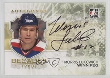 2010-11 ITG Decades 1980s Morris Lukowich #A-MLU Auto 1e15